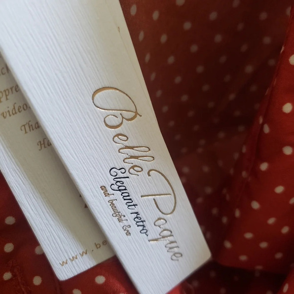 Belle poque button down poka dot blouse - Picture 2 of 8